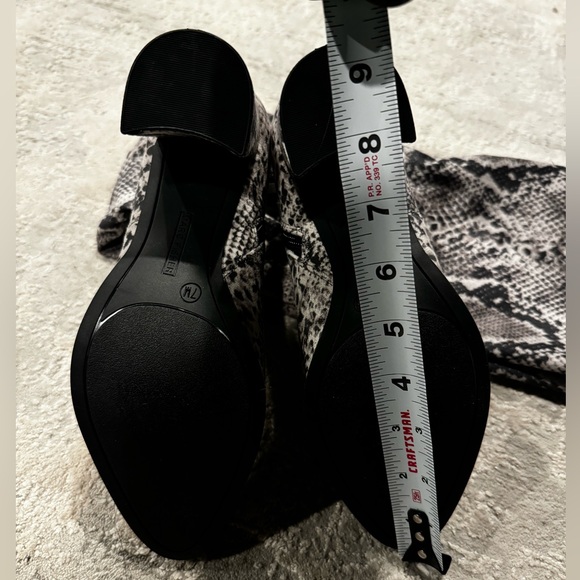Marc Fisher snake skin tall boots - Picture 4 of 5